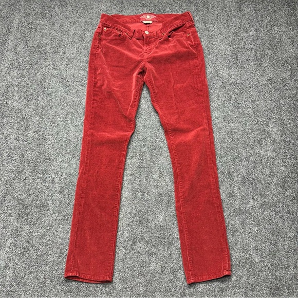Lucky Brand Jeans Zoe Skinny Corduroy Pants - Picture 1 of 12